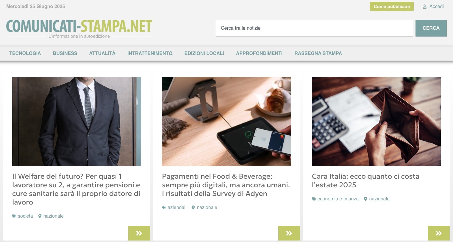 https://www.comunicati-stampa.net/